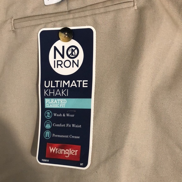 Wrangler No Iron Ultimate Khaki - Picture 8 of 9